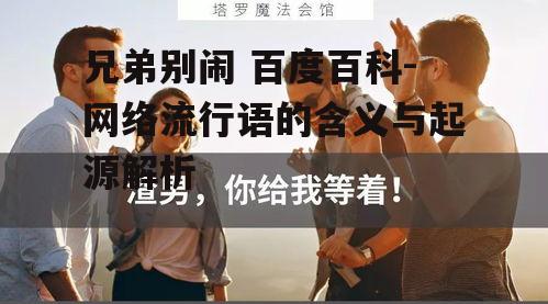 三、兄弟别闹的潜在语义
