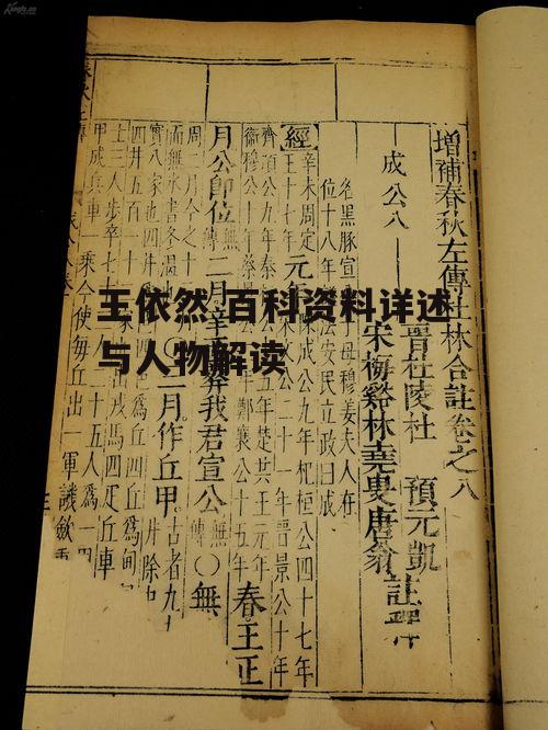 二、文学作品中的王依然