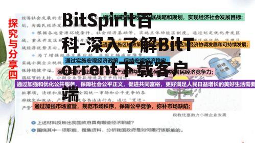 二、BitSpirit的核心功能
