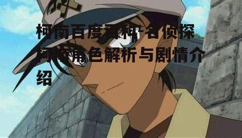 三、柯南的主要案件