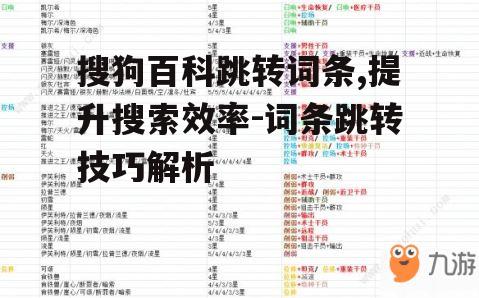 三、利用词条标签进行精准跳转