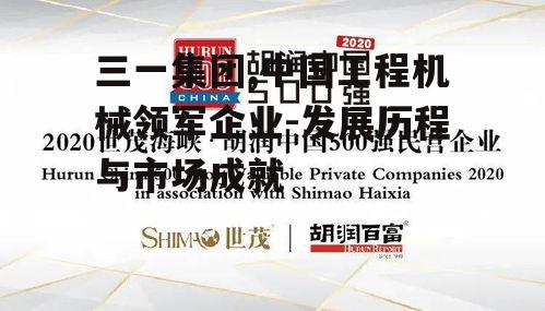 三、三一集团的市场地位