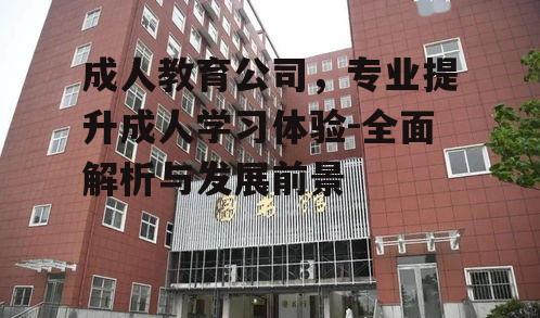 二、成人教育公司的教育模式