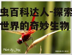 昆虫百科达人-探索微观世界的奇妙生物