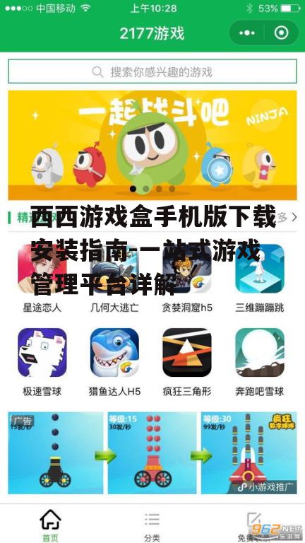 西西游戏盒手机版安装步骤详解