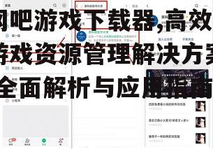 网吧游戏下载器,高效游戏资源管理解决方案-全面解析与应用指南
