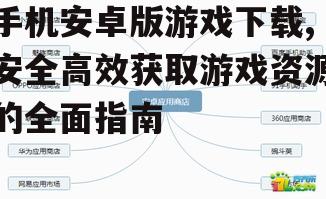 手机安卓版游戏下载,安全高效获取游戏资源的全面指南