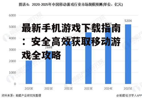 最新手机游戏下载指南：安全高效获取移动游戏全攻略