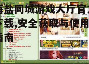 海盐同城游戏大厅安装与设置指南