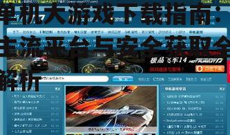 单机大游戏下载的安全考量