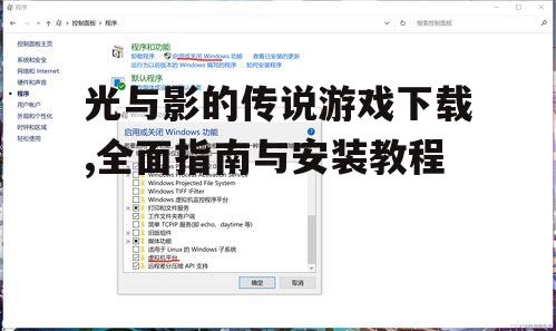 光与影的传说系统要求与设备兼容性
