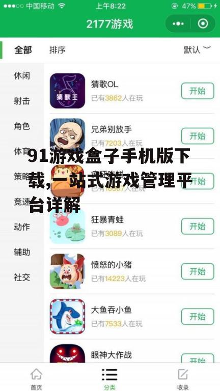 91游戏盒子手机版安装与初始设置