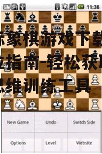 国际象棋游戏下载,全方位指南-轻松获取您的思维训练工具