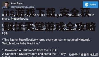 NS游戏下载的安全注意事项
