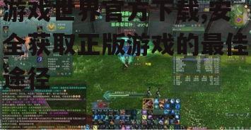 游戏世界官方下载,安全获取正版游戏的最佳途径