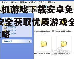 安卓手机游戏免费下载的安全防护措施